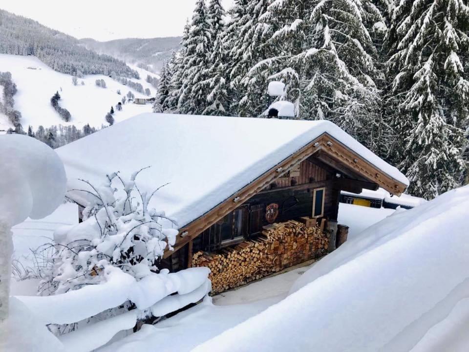 Wasserfallhuette Saalbach Esterno foto
