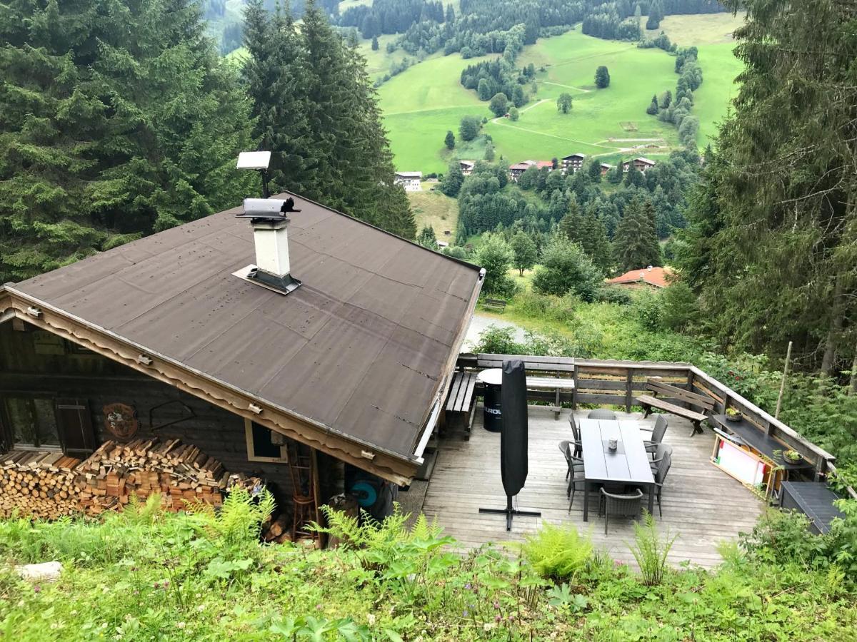 Wasserfallhuette Saalbach Esterno foto