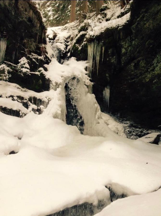 Wasserfallhuette Saalbach Esterno foto